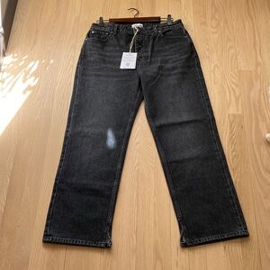 Ganni Black Women's Jeans - LOVY